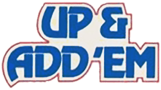 UP & ADD'EM logo for Commodore 64